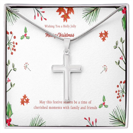 Wishing you a Holly Jolly Christmas necklace